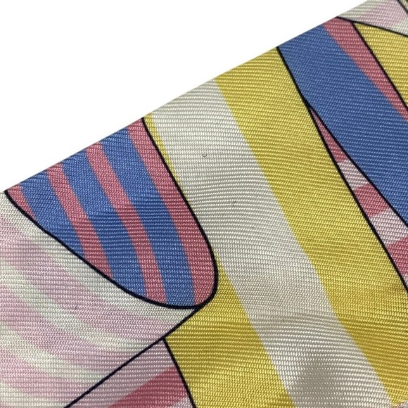 HERMES Hermes Twilly Les Sangles Suspender Belt Scarf Muffler Ribbon High Mul... - Picture 4 of 8